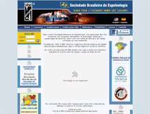 Tablet Screenshot of cavernas.org.br